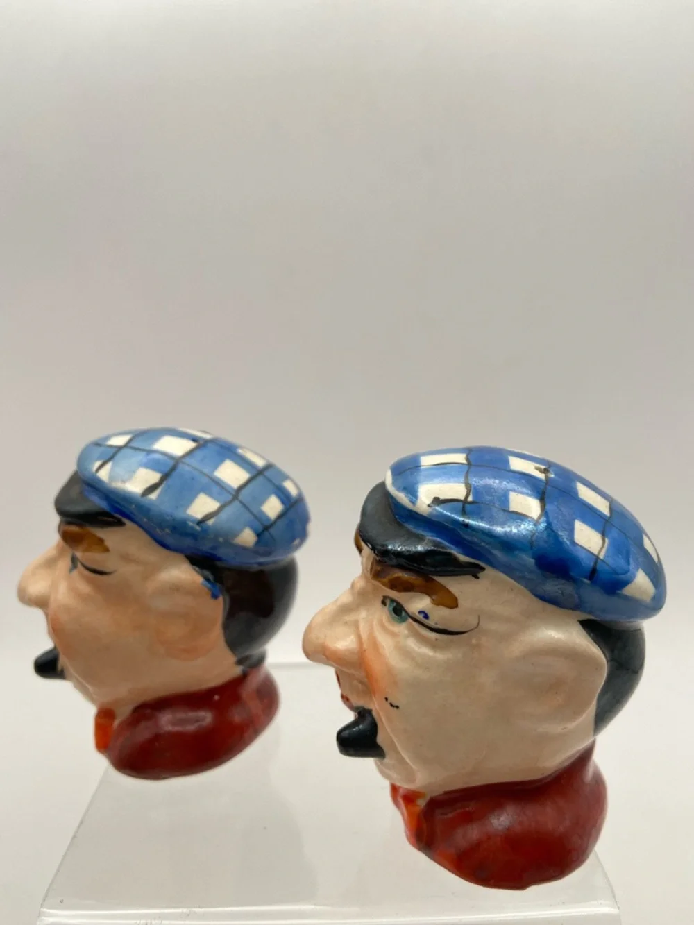 Vintage Old Time Duffer Golfer Salt & Pepper Shaker Set of 2